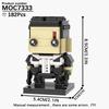 MOOXI Серия Фильмы MOC Набор Кирпичиков Фигурка BrickHeadzed Модель DIY Строительные Блоки Монтессори Детские Обучающие Игрушки Для Детей Подарок