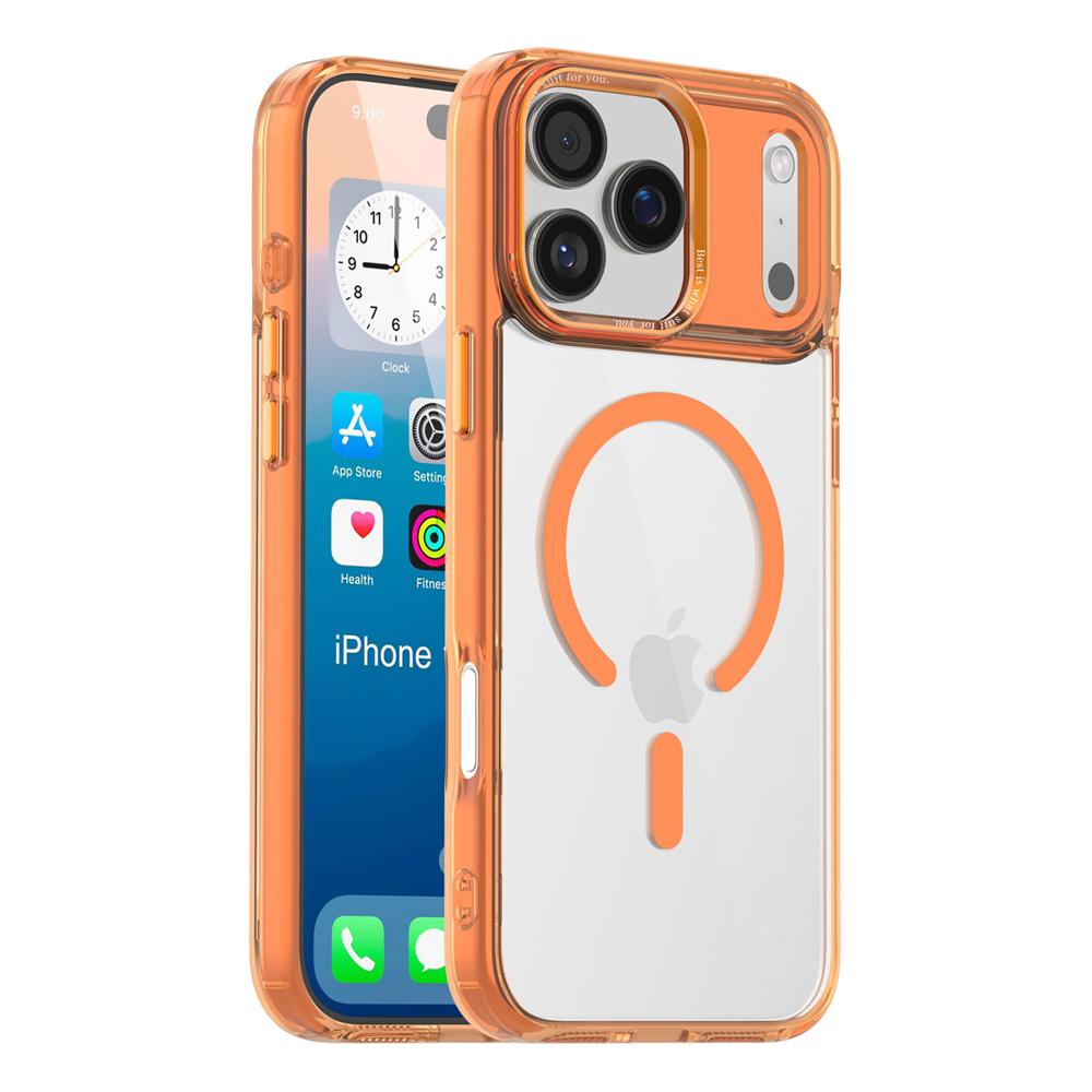 For Magsafe Wireless Charge Shockproof Armor Clear Case For iPhone 17 16 15 14 13 12 11 Pro Max Plus Magnetic Transparent Cover
