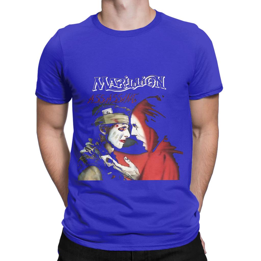 Great Model Marillion Assassing Cool Graphic Gift Classic Funny Graphic 100 Cotton Tshirt Marillion Tees Tops For Unisex