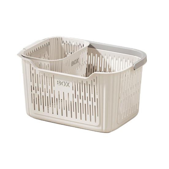 Корзина для белья Дышащая сетчатая корзина для хранения с ручкой Корзина для грязной одежды со встроенной корзиной для нижнего белья для одежды, игрушек, ванной комнаты, стирки