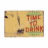 Cold Beer Rhum Vintage Metal Sign Tin Decor Plaque Decor Pub Cafe Brewery Wine Rum Wall Art Posters Metal Signs Decorative Plate
