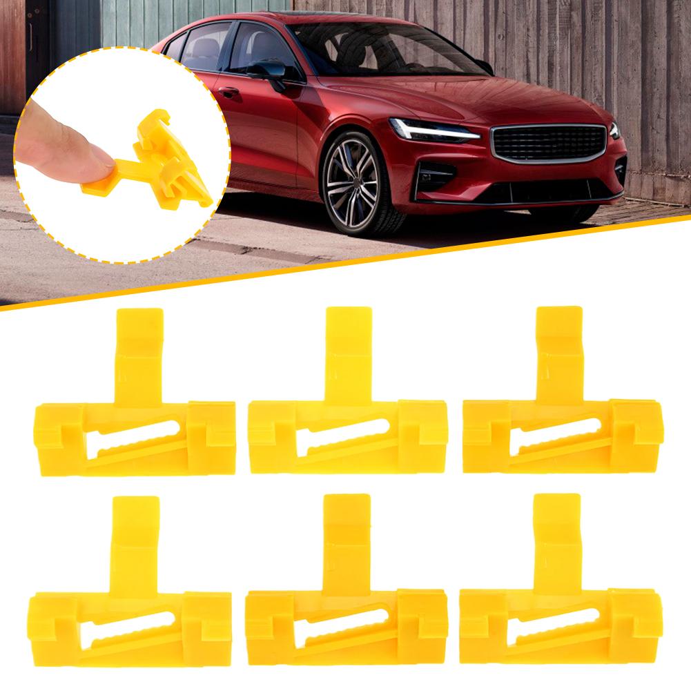 6 шт. для Volvo S60 XC70 V70 молдинг бокового лобового стекла автомобиля декоративный молдинг отделка лобового стекла Par D6H9