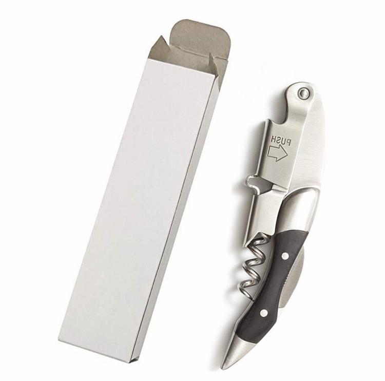 WS202 Professional Hinge Fulcrum Fulcrum Wine Waiters Corkscrew With Wood Handle