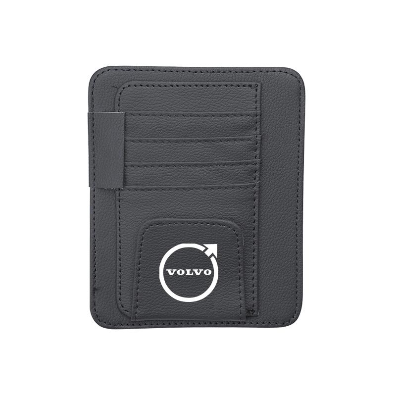 Car Sunshade Storage Bag Sunglasses Card Clip Organizer For Volvo Rdesign V90 V60 XC60 XC90 V40 EC40 EX40 S80 S60 S90 V70 EX90