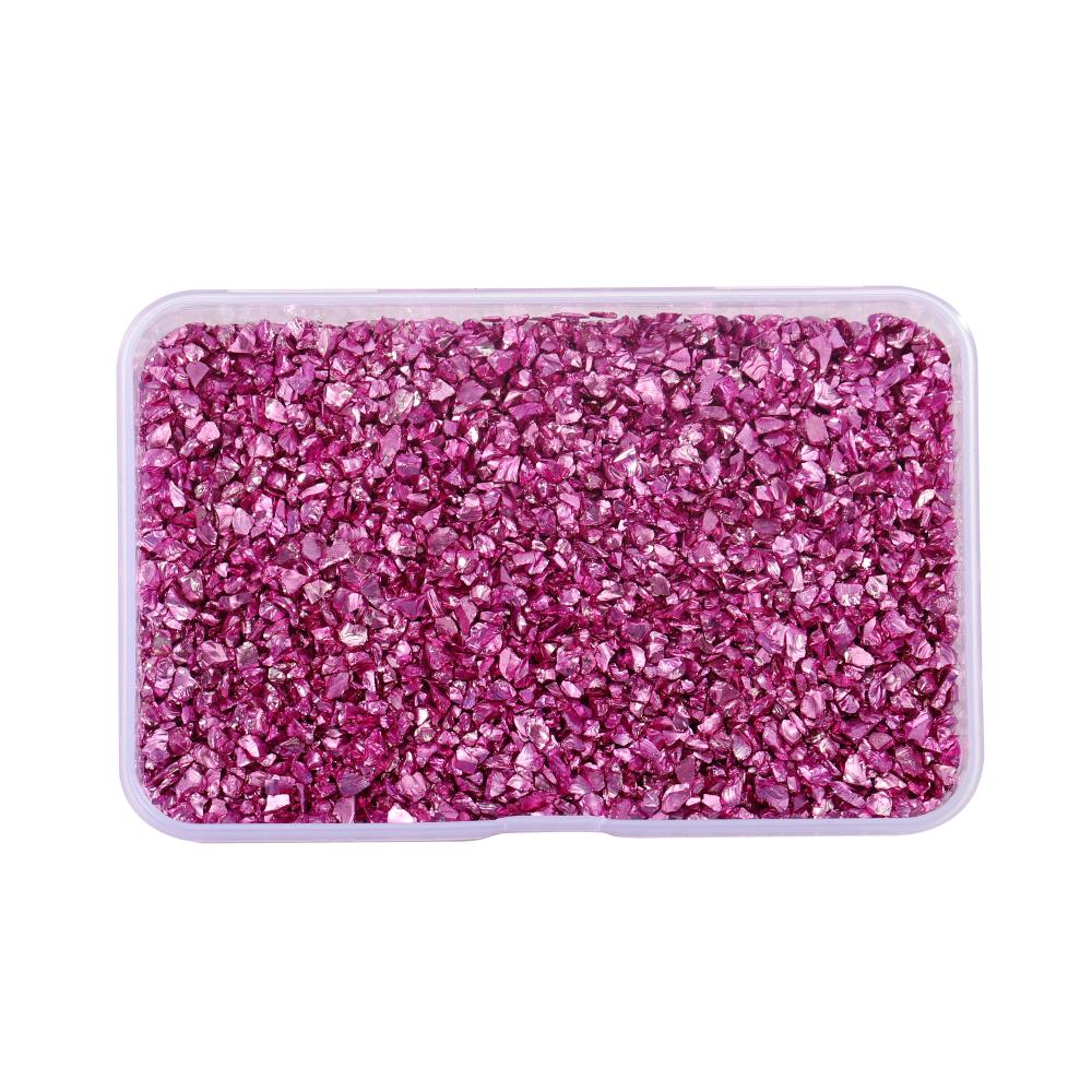 30/50/80 г/кор. цветные стеклянные камни, наполнитель из смолы для DIY, форма для эпоксидной смолы, нерегулярные кристаллы, украшение для дизайна ногтей, изготовление ювелирных изделий