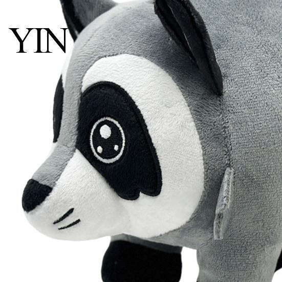 Fluffy Cartoon Raccoon Jimothy Plush, Cute Stuffed Animal Toy, Soft Short Plush Cuddly Plushie for Kids Plushies Doll, Gift Meme Fans Adults