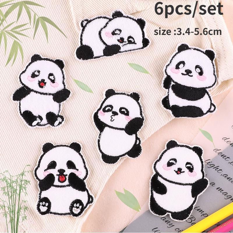 DIY вышивка наклейки мультфильм еда украшения наклейки милые животные одежда игрушечная сумка наклейки