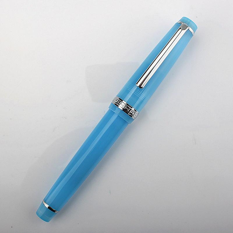 Перьевая ручка Jinhao 82 Акриловая EF/F/M/Изогнутое перо Золотая отделка С конвертером Пишущая ручка Премиум-класс Аксессуар для интерьера автомобиля