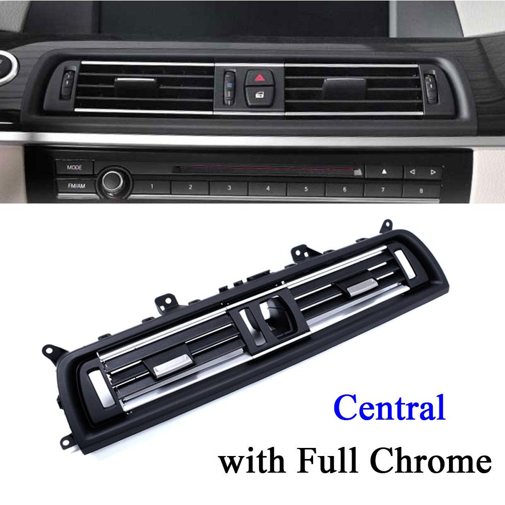 Хромированная решетка кондиционера с правым рулем и правым рулем, замена решетки для BMW 5 серии F10 F11 F18 520 523 525 528