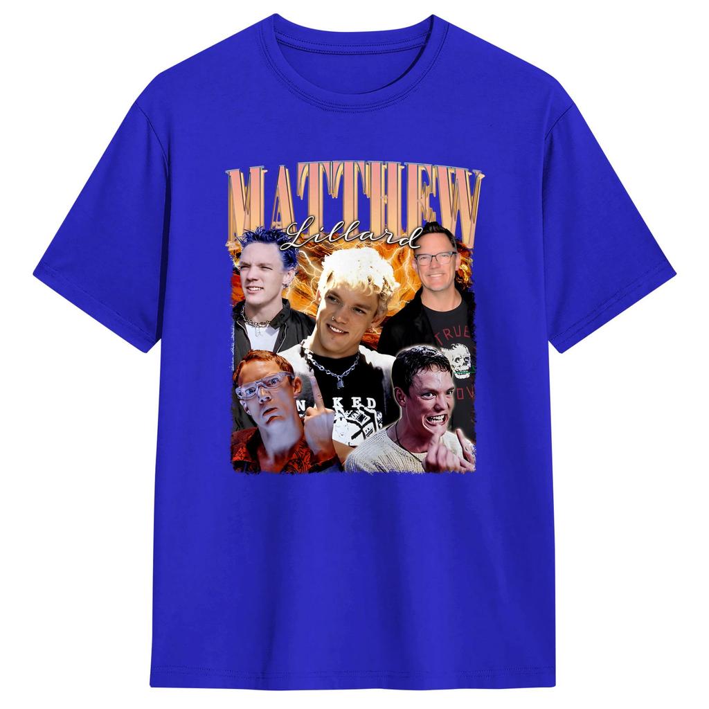 Matthew Lillard T Shirt Summer Pure Cotton TShirts For Unisex Pattern Tee Shirt Short Sleeve YK Funny Tees