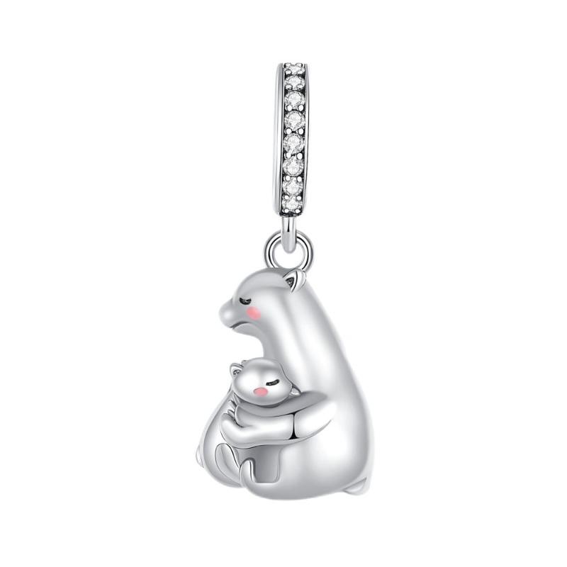 Animal Charms Copper Bear Rabbit Dog Panda Elephant Pig Kapibala Beads Pendants Fit Bracelet Diy Fine Jewelry Gift