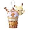 TAKARA TOMY Pokemon PokePiece Pikachu Caramel Parfait Plush Charm