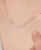 Loveenb [14K Gold] Lab Diamond Swing Stick Necklace