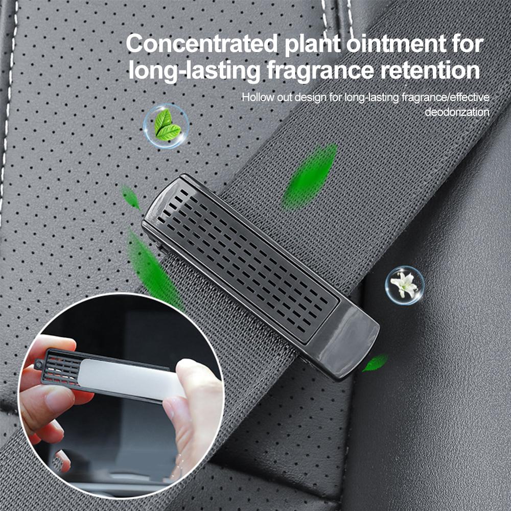 2 шт. Зажим для пряжки ремня безопасности автомобиля, регулируемый стопор ремня безопасности, зажим с ароматической палочкой, автомобильные зажимы для ремней, автомобильные аксессуары