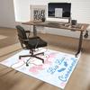 Anime Cartoon Design Cinnamoroll Chair Mat Non-Slip Carpet for Office Home Decoration Living Room Bedroom Game Room Dormitory.E002