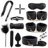 Adults Products Leather Sex Toy Kit Handcuffs Bondage Set Sex Games Bdsm Adult Toys Exotic Accessories Sex Toys for Couples