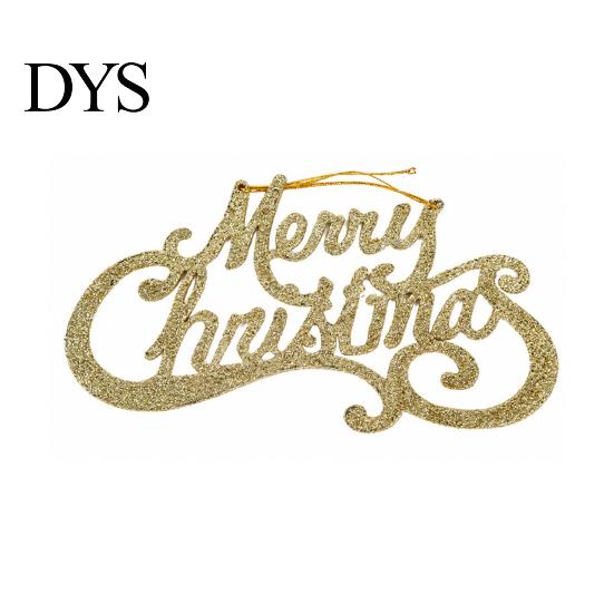Подвесные украшения на окно, Вывеска с надписью Merry Christmas для елки, Блестящие пластиковые знаки-украшения, Сверкающие буквы-подвески, Праздничная зимняя вечеринка