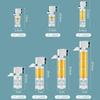 110-240 В 3 в 1 Фильтр для аквариума 4-35 Вт Встроенные фильтры для аквариума Фильтрация Оксигенация Поглощение фекалий Аксессуары для аквариума