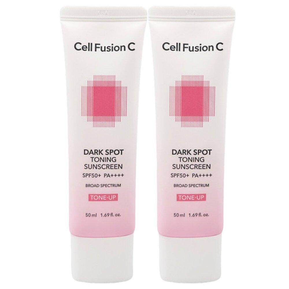 Cell Fusion C Blemish Toning Sunscreen 50ml x 2 Blemish Improvement Skin Tone Up New Women’s Sun Cream
