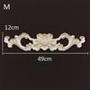 Wood Onlays and Appliques Home Decoration Bedroom Wood Capitals Furniture Appliques Wood Decal  Floral Vintage Home Decor Items