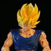 Аниме Dragon Ball GK Фигурка Гоку Поврежденная в бою Сцена Супер Сайян Двухголовая Статуя Модель ПВХ Коллекционная Кукла Игрушка Подарок