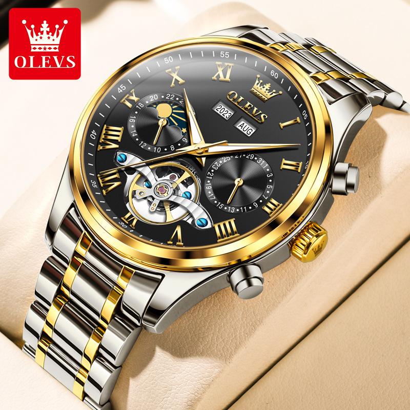 OLEVS New Multi-functional Mechanical Watch Automatic Business Trend Waterproof Men's Watch Men's Watch
