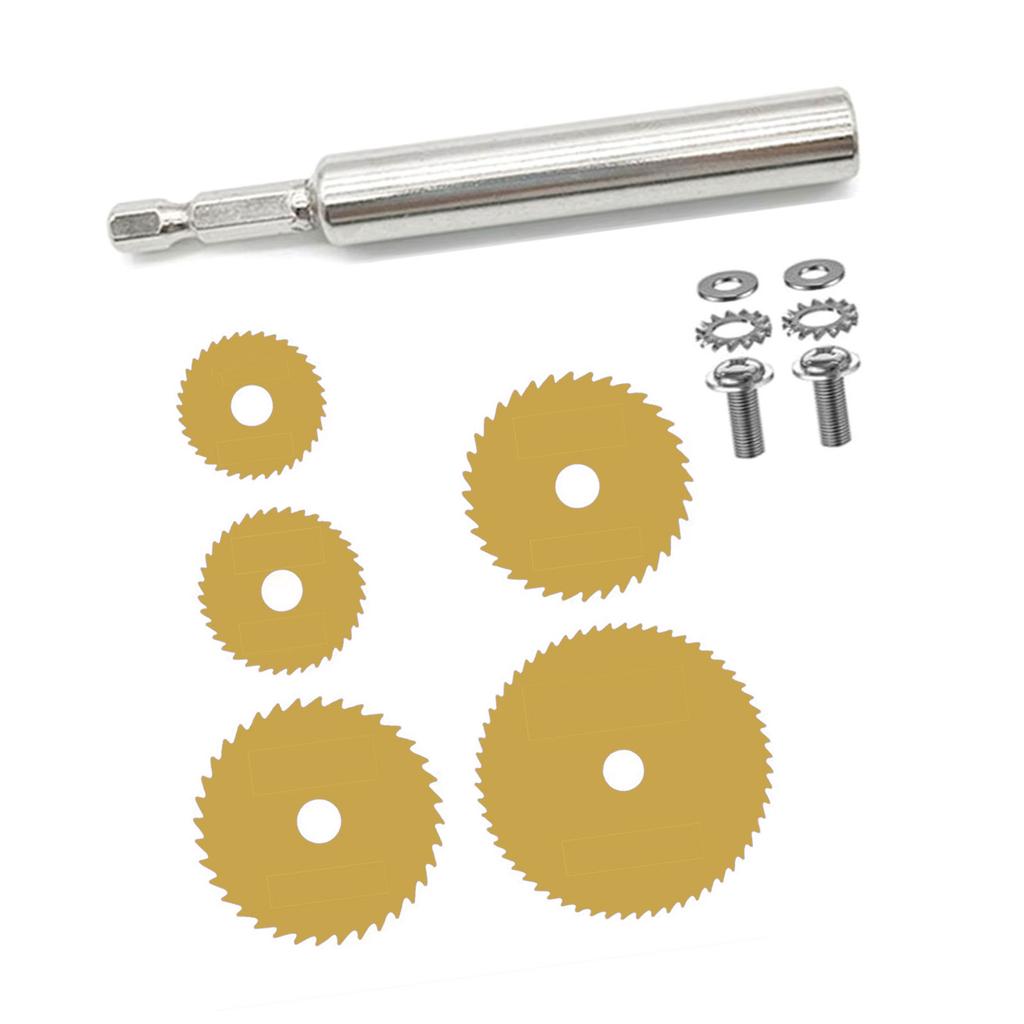 7 шт. Пильные диски для роторной дрели с шестигранным хвостовиком, пластиковая сантехника, внутренний резак, пильный диск HSS, отрезные диски для дрелей