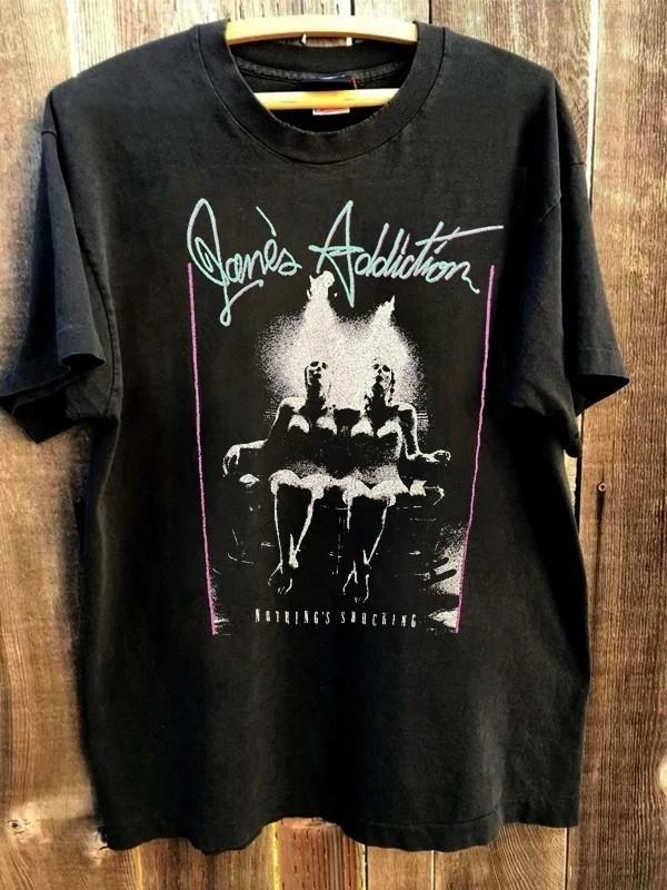 Jane's Addiction Album Nothing's Shocking Remake Black T shirt Unisex S-5XL