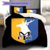 Mansfield Town FC Pattern Bedding Home Decoration Birthday Gift (1 * duvet cover + 2 * pillowcase, without core)