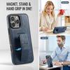 Магнитный держатель-ремешок на запястье для For Iphone 17 17air 16 Pro 15 14 Plus 13 12 Pro Max Подставка-ремешок Защитный чехол из ПУ-кожи