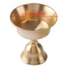 1 шт. подсвечники медный держатель для масляной лампы длинный подсвечник поставить свечу медная чашка домашний декор