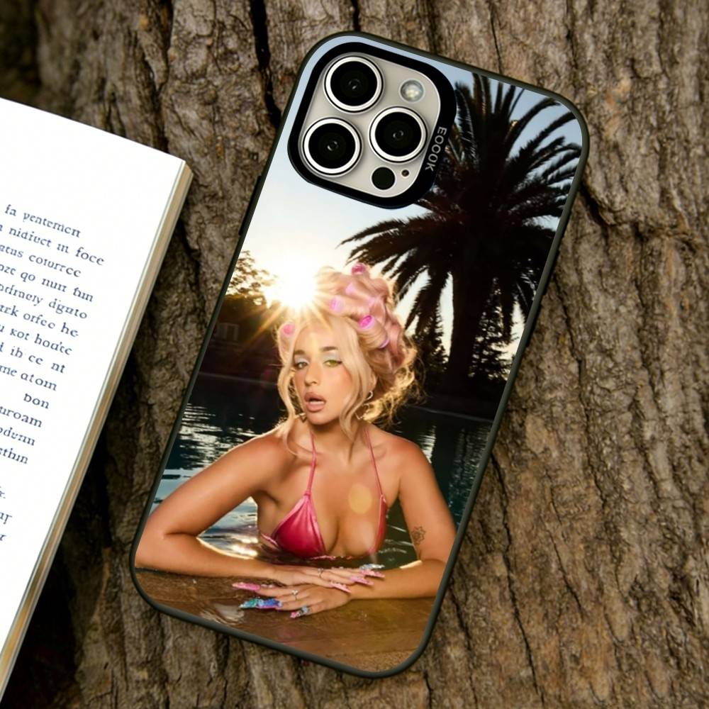 Singer Lola indigo Phone Case For iPhone 17,16,15,14,13,12,11 Plus,Pro Max,XS,Colored Silver Plated Inside Cover