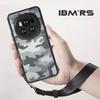 (В комплекте ремешок на запястье)Чехол для телефона IBMRS for Honor Magic6 Pro, ударопрочный, защита военного уровня, черный камуфляж