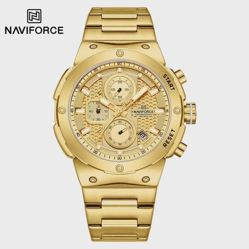 Analog Watch For Men Waterproof Luminous Chronograph Man Wristwatch Stainless Steel Men's Quartz Watches