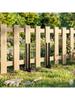 Fence Post Repair Set, Set of 2, 81 x 5.5 x 12 cm in Black