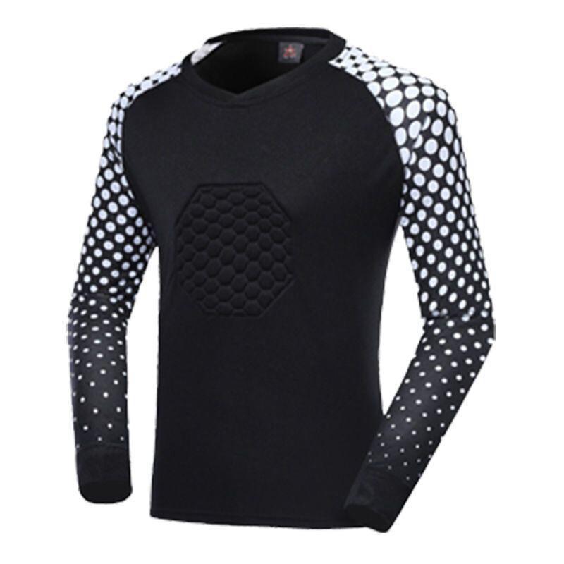 Unisex Soccer Goalkeeper Jersey Set Long Sleeve Training Match Uniform Adults Kids