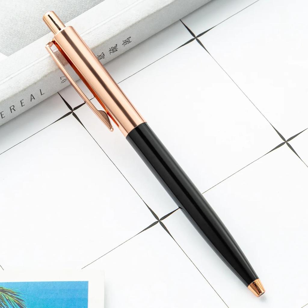 1 шт., шариковая ручка, креативная разноцветная ручка, металлические канцелярские принадлежности, школьные и офисные принадлежности