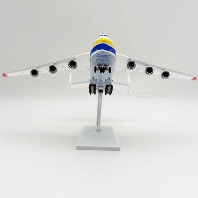 Масштаб 1/280 30 см Самолет авиакомпании Антонов АН-225 Смола Литой под давлением Модель Миниатюрный самолет С шасси Декорация Коллекция