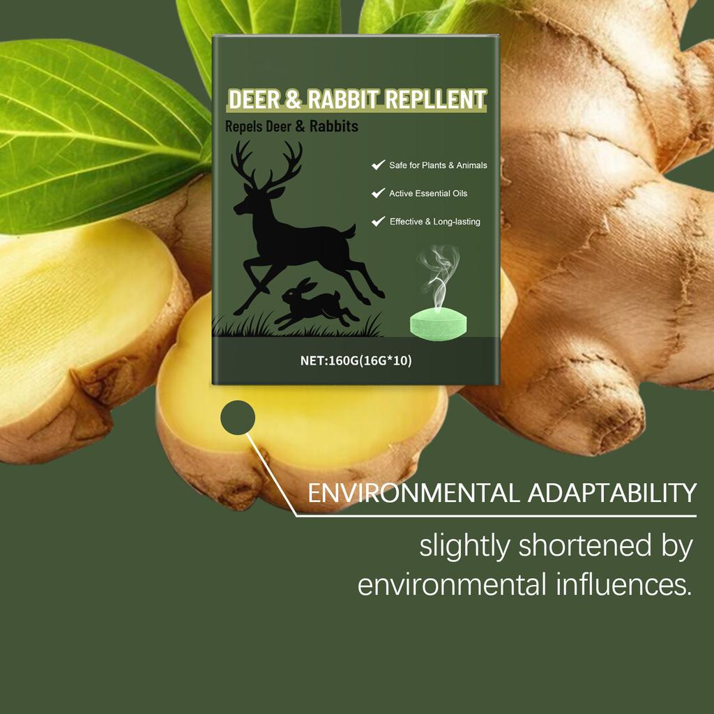Олень и таблетки Домашние пользователи За пределами сада Растительное масло Запах Длительный Таблетки