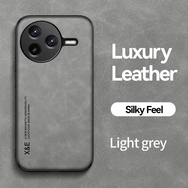 Чехол для Xiaomi Poco F7 Pro 5G Чехол для Poco F7 Ultra F6 X6 X7 M6 M7 Pro C65 C71 C75 4G Мягкая рамка Кожаная магнитная задняя крышка
