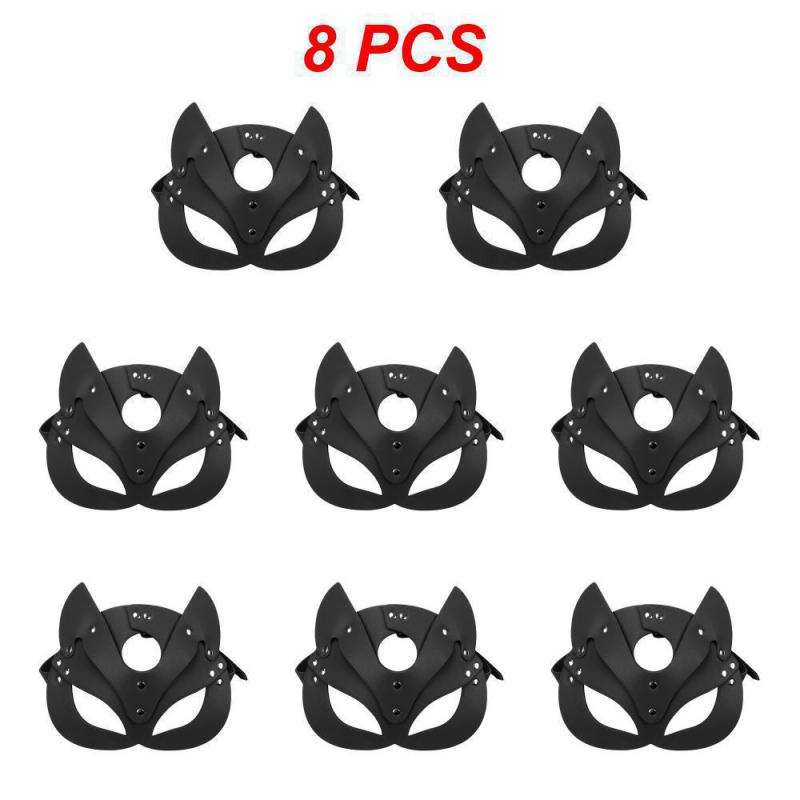 1~8PCS Kits Adults Sex Toys for Couples Handcuffs Nipple Clamps Spanking Paddle Sex Metal Anal Plug Vibrator Slave Bondage