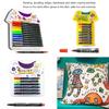 Waterproof Fabric Paint Pen for Coloring Shirts, Jeans, Jackets, Backpacks, Double-Ended Fabric Marker