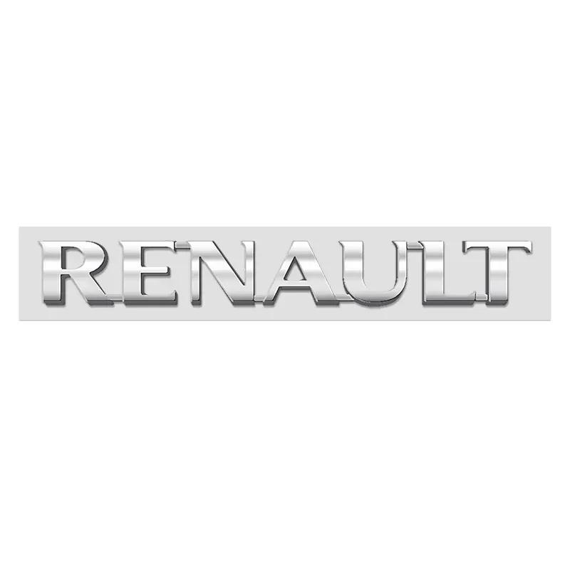 For Renault 2026 New Hub Caps ABS 3D logo Car Rear Trunk Emblem Badge Sticker for Renault Megane 2 Duster Logan Captur Clio Lagu