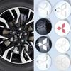 Kydf2 для Mirage ASX EVO Lancer Montero Outlander L200 Eclipse Наклейки 81 мм/50/54/58/60 мм Колпачки ступицы колеса автомобиля