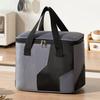 Stylish Insulated Food Storage Bag With Color Blocking Design For School Office