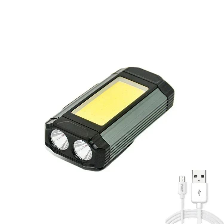 1/2/4 шт. Магнитный COB Рабочий Фонарь USB Перезаряжаемый Светодиодный Фонарик Портативный Фонарь Кемпинг Фонарь Type-C Функция Power Bank Лампа