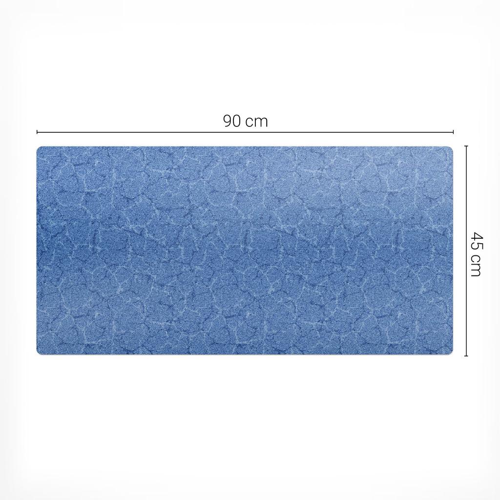 Gaming Keyboard and Mouse Protective Mat Stone Texture 90x45 cm