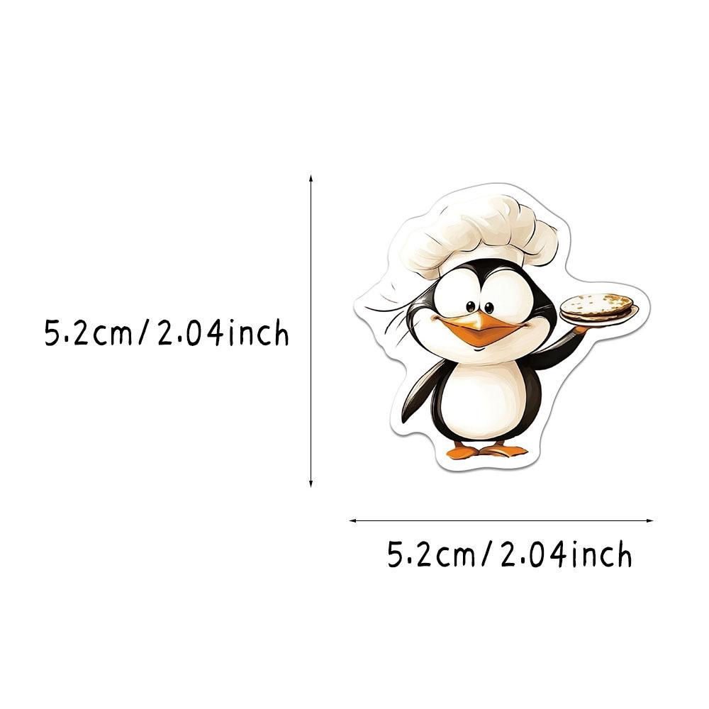 50-Piece Creative Animal Art Cartoon Stickers for DIY Decoration: Phone Cases, Notebooks, Water Bottles