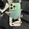 Cute Black Cat Pattern Electroplate Silver Phone Case For iPhone 16 Pro Max 15 Pro 14 13 12 11 7 8 Plus X XS XR Shockproof Cover