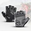 Summer Half Finger Bike Gloves for Men Women Cycling Gloves with Shockproof Liquid Silicone Breathable MTB Sports Gloves